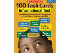 Informational Text 100 Task Cards Workbook