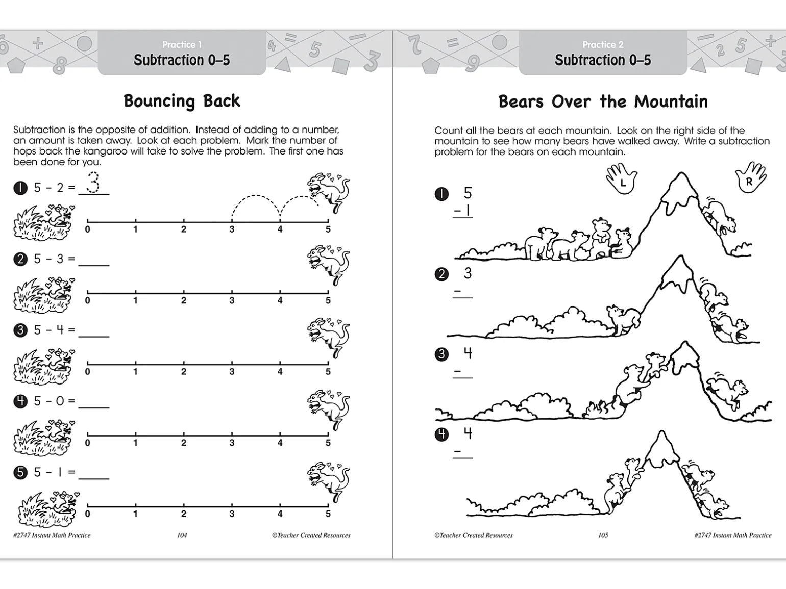 Instant Math Practice Workbook - Kindergarten