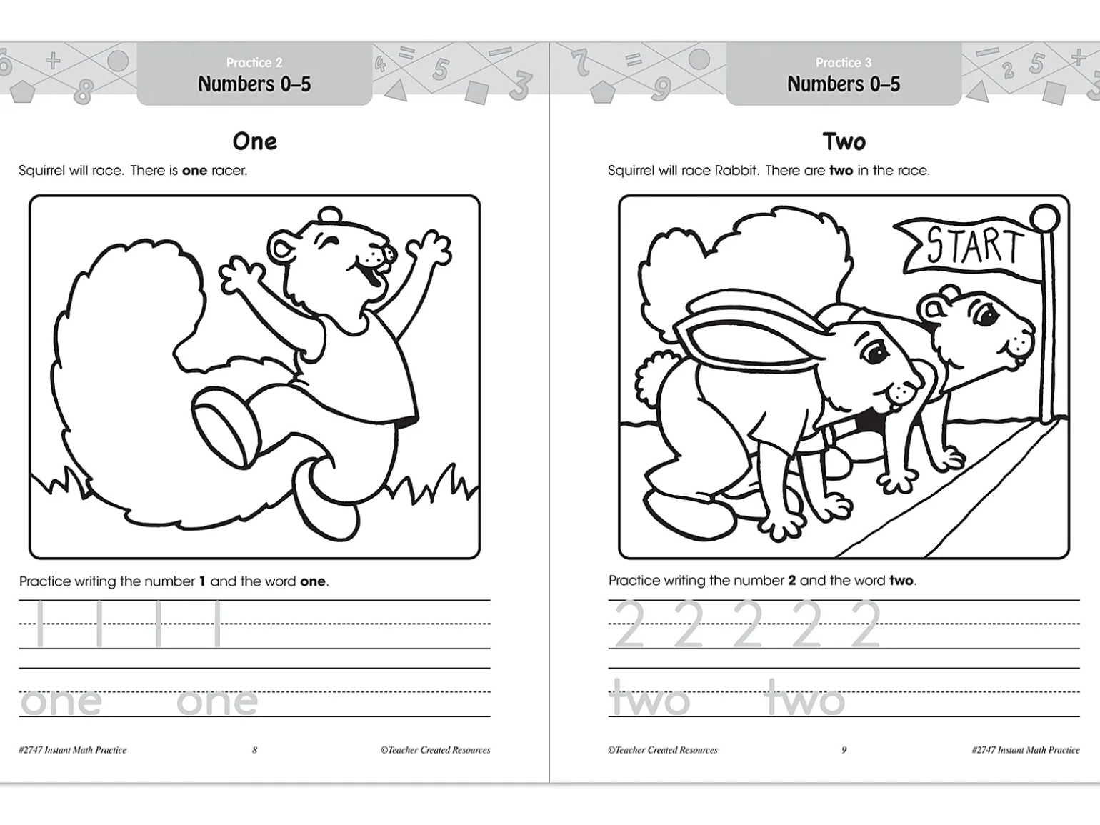Instant Math Practice Workbook - Kindergarten