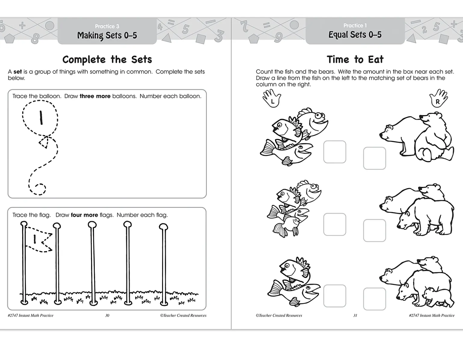 Instant Math Practice Workbook - Kindergarten