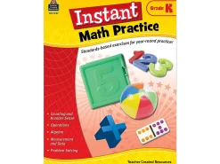 Instant Math Practice Workbook - Kindergarten