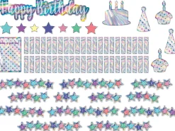 Iridescent Birthday Bulletin Board Set