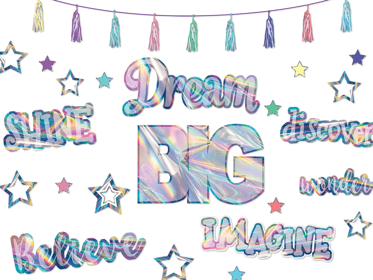 Iridescent Dream Big Bulletin Board Set