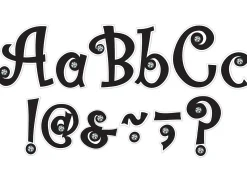 Jeweled 7" Punch-Out Letters