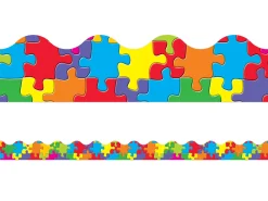 Jigsaw Puzzle Scalloped Border