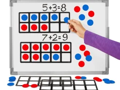 Jumbo Magnetic Ten-Frames - Set of 4