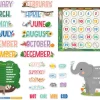 Jungle Friends Calendar Bulletin Board Set
