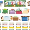 Jungle Friends Classroom Jobs Bulletin Board Set