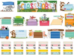 Jungle Friends Classroom Jobs Bulletin Board Set
