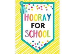Just Teach Hooray for School Poster