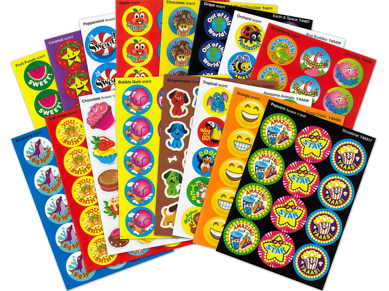 Kid’s Choice Scented Motivational Stickers - Variety Pack