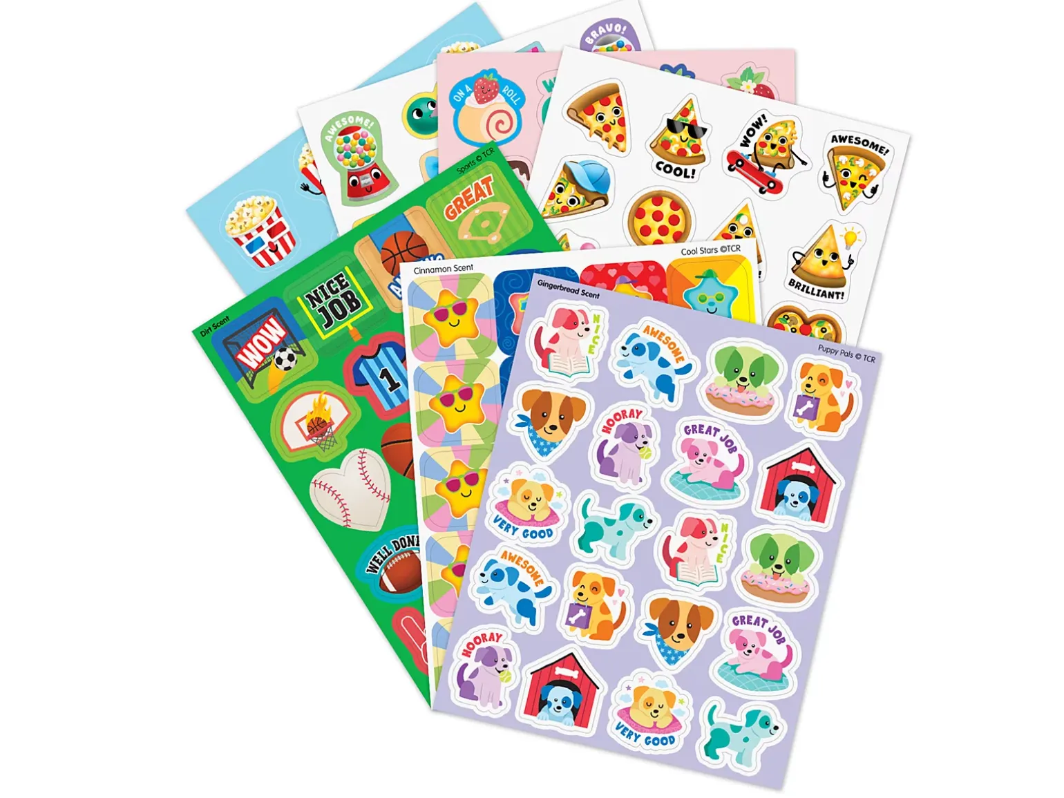 Kids’ Choice Scented Stickers - Variety Pack
