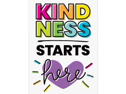 Kind Vibes Kindness Starts Here Poster