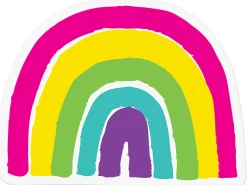 Kind Vibes Rainbow Accents