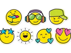 Kind Vibes Smiley Face Accents