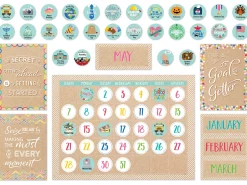 Krafty Pop! Calendar Bulletin Board Set