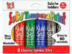 Kwik Stix™ Jumbo Tempera Painters - Set of 6