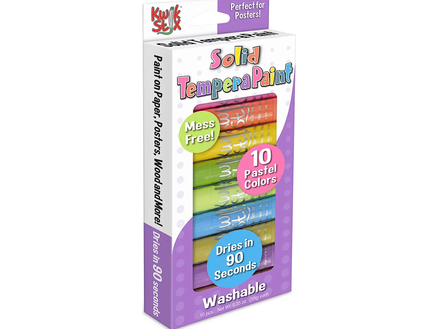 Kwik Stix™ Tempera Pastel Painters - Set of 10