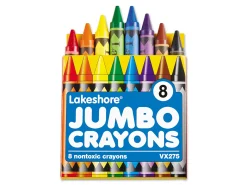 Lakeshore 8-Color Jumbo Crayons - Student Pack