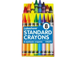 Lakeshore 8-Color Standard Crayons - Student Pack