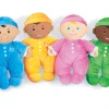 Lakeshore Cuddly Washable Dolls - Complete Set