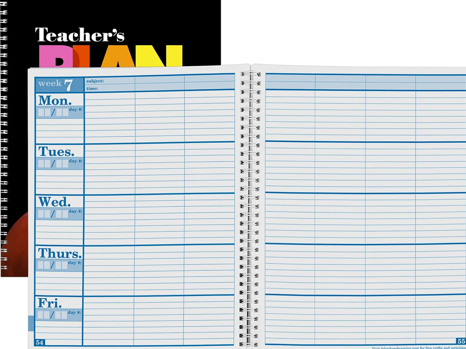 Lakeshore Lesson Plan Book - Apple