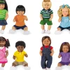 Lakeshore Multi-Ethnic School Doll Set