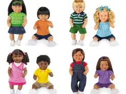 Lakeshore Multi-Ethnic School Doll Set