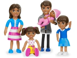Lakeshore Pose & Play Dolls - Hispanic Family