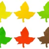 Leaf-Shaped Tissue Paper Accents