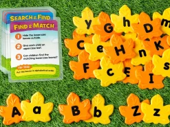 Learning Letters Activity Leaves