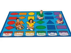 Learning Shapes & Colors Activity Carpets