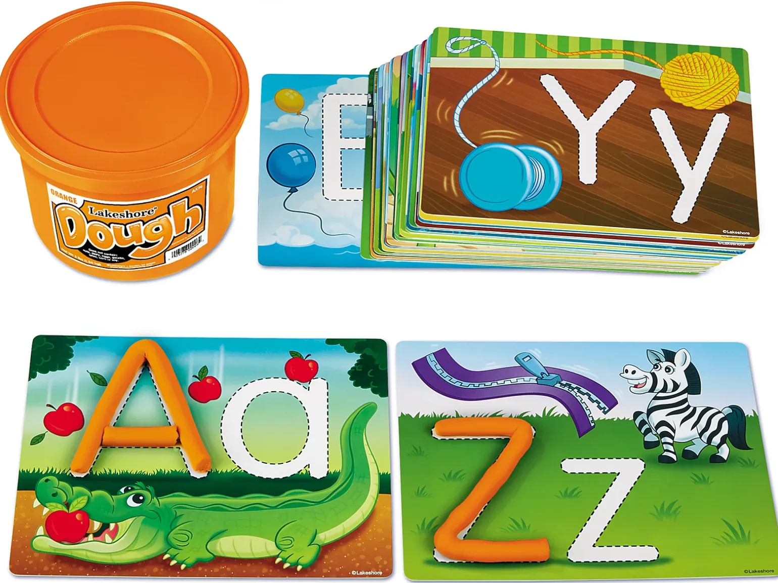 Learn the Alphabet! Dough Mats