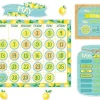 Lemon Zest Calendar Bulletin Board Set