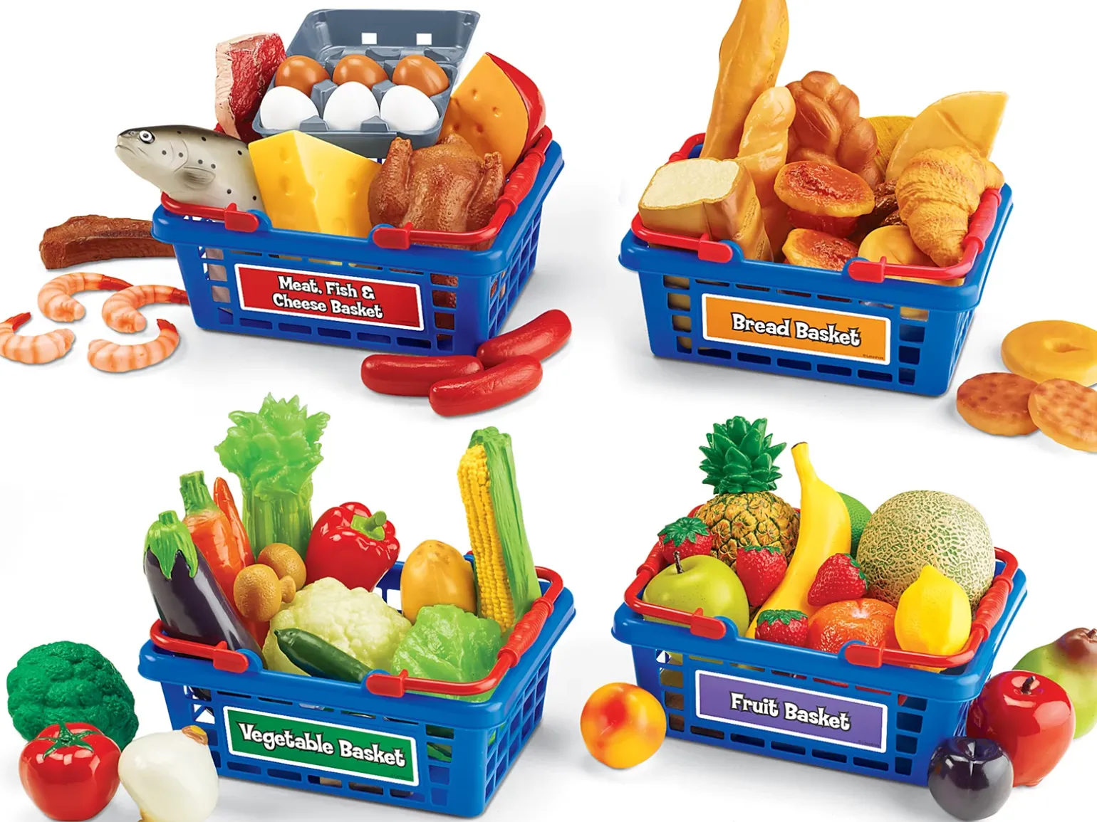 Let’s Go Shopping Food Baskets - Complete Set