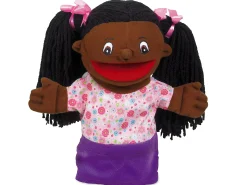 Let’s Talk! African American Girl Puppet