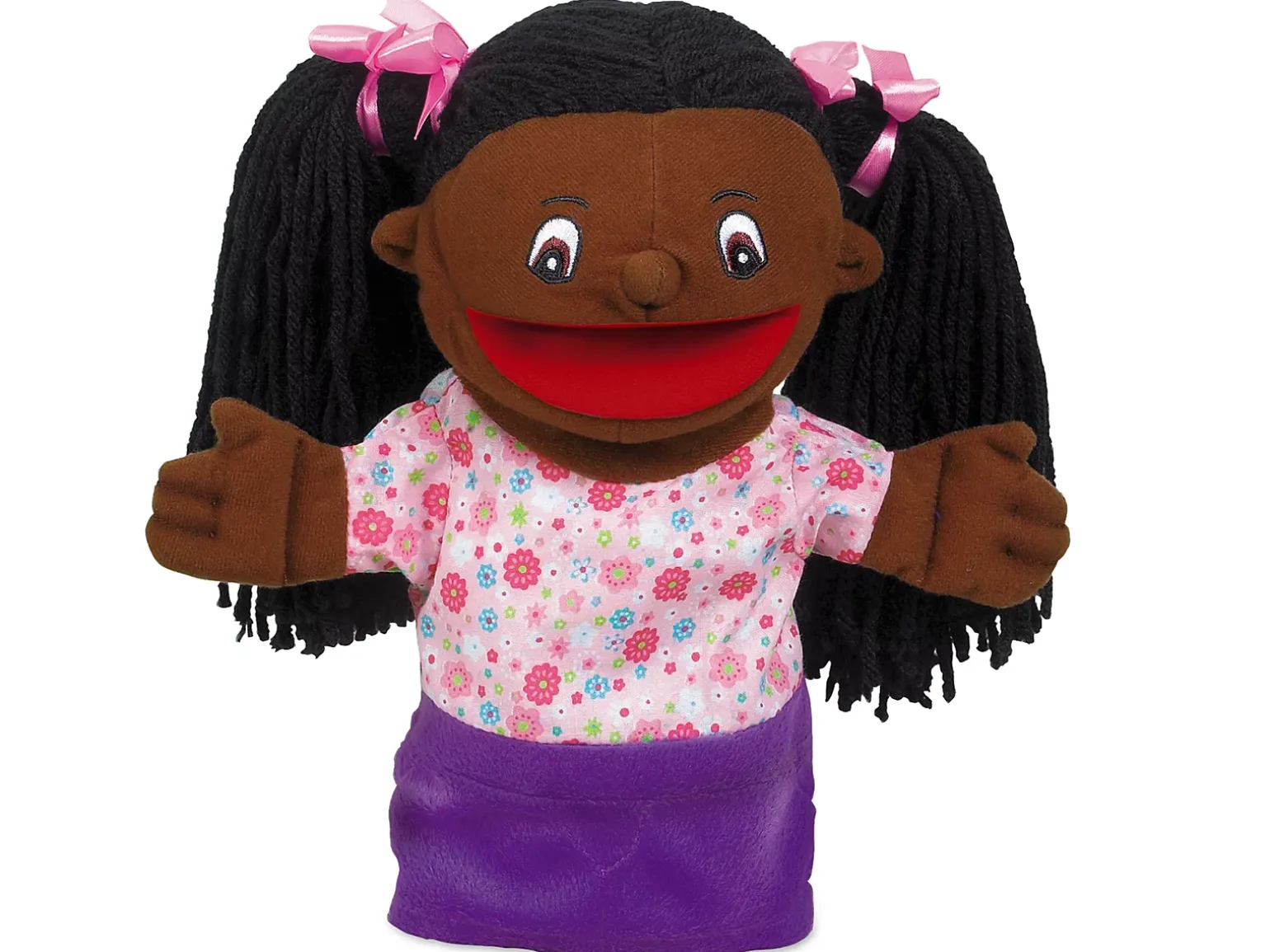 Let’s Talk! African American Girl Puppet