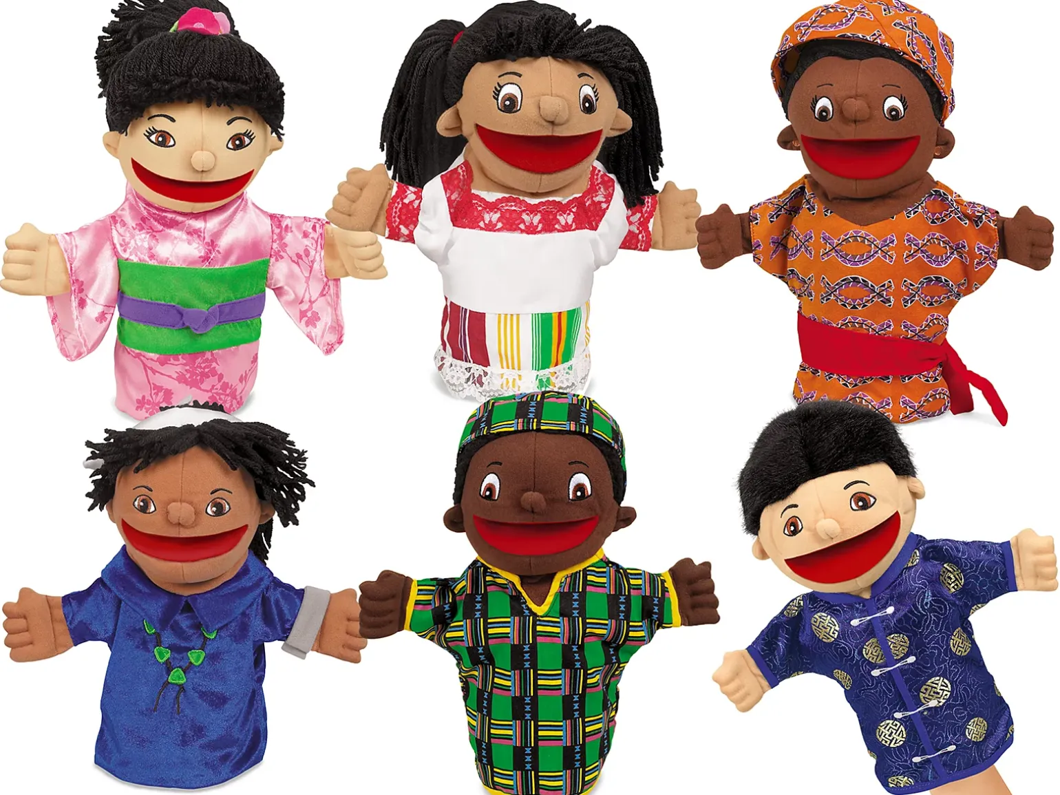 Let’s Talk! Multicultural Puppets - Complete Set
