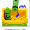 Letter Crayons Word Building Center
