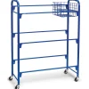 Leveled Library Mobile Storage Cart