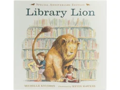 Library Lion Hardcover Book
