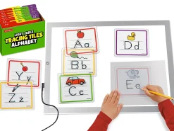 Light Table Alphabet Tracing Tiles