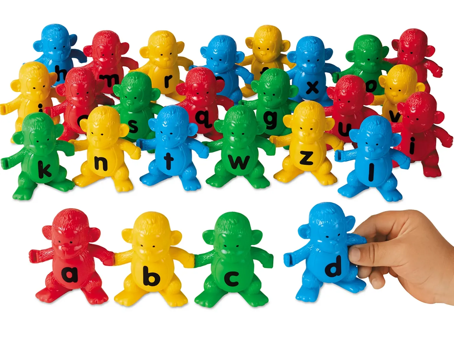 Linking Letter Monkeys - Lowercase