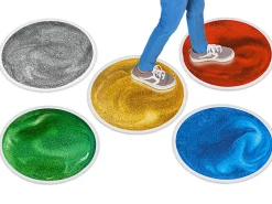 Liquid Glitter Floor Tiles