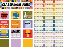 Lisa Congdon Classroom Jobs Bulletin Board Set