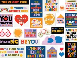 Lisa Congdon Motivational Bulletin Board Set