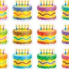 Little Birthday Cake Accents