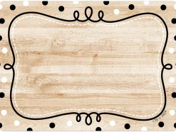 Loop-De-Loop Polka Dot Wood Name Tags