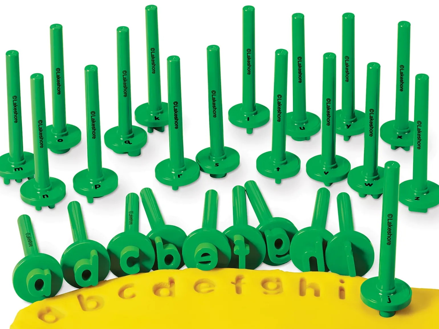 Lowercase Alphabet Dough Stampers