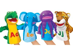 Machine-Washable Alphabet Puppet Set